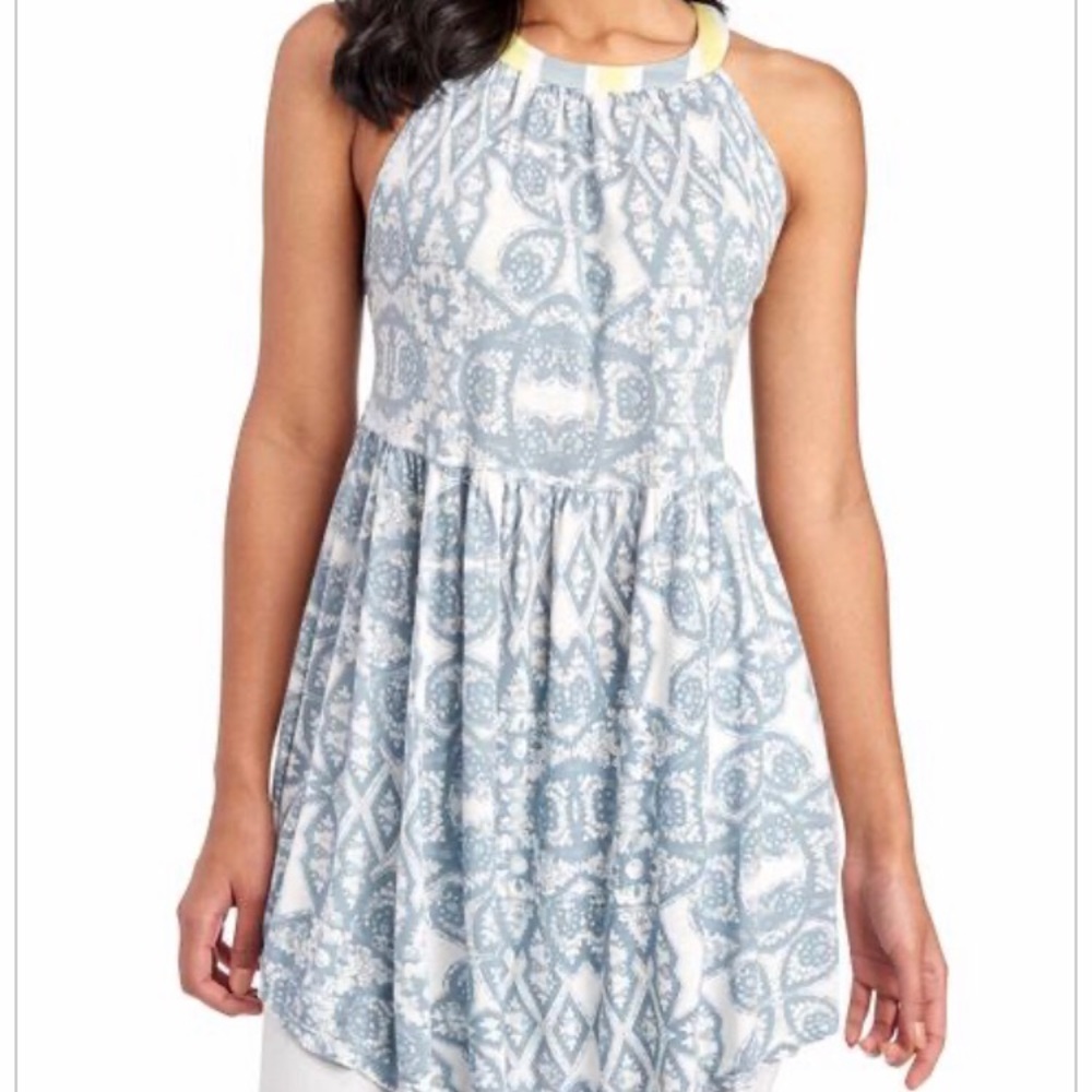 FREE PEOPLE Medallion Halter Tunic